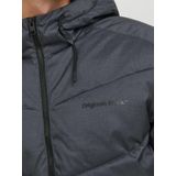 JACK & JONES Bufferjas voor jongens, donkergrijs melange, M, donkergrijs gemêleerd