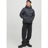 JACK & JONES Bufferjas voor jongens, donkergrijs melange, M, donkergrijs gemêleerd