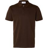 Selected - Fave - Poloshirt - Groen - 50% Biologisch Katoen - 50% Gerecycled Polyester