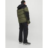 JACK & JONES ORIGINALS Bomberjack JORCOLLEGE met Printopdruk Beige