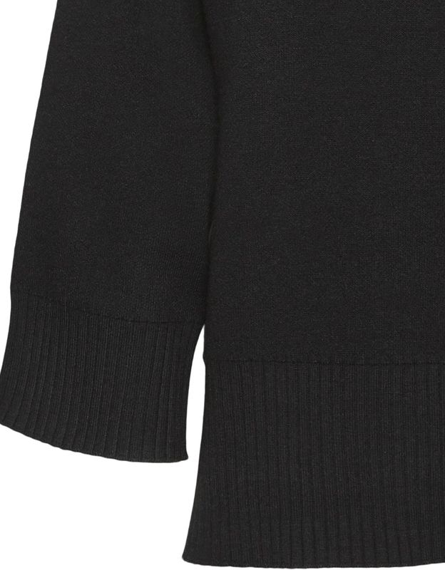 VERO MODA - Gebreide Pullover - Blauw - Rolkraag - Lange Mouwen