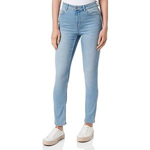 Pieces Dames Nunna MW LB250 Slim Fit Jeans Lichtblauwe Denim