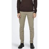 Only & Sons Broek Onsmark Pete Life Slm Chin 0013 Pnt 22027773 Chinchilla Mannen