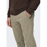 Only & Sons Broek Onsmark Pete Life Slm Chin 0013 Pnt 22027773 Chinchilla Mannen