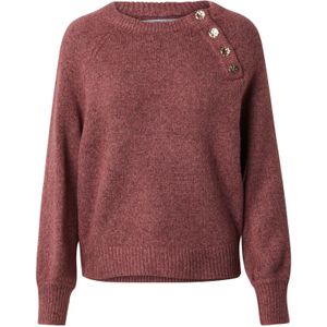 Trui 'Emma' - Gebreide Trui - Geribbelde Kraag - Lange Mouw - Normale Pasvorm