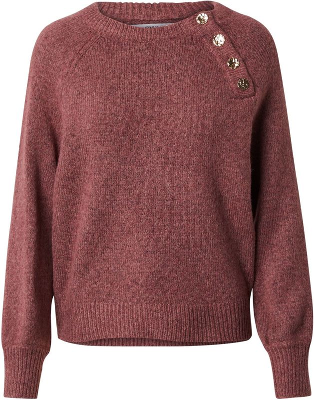 Trui 'Emma' - Gebreide Trui - Geribbelde Kraag - Lange Mouw - Normale Pasvorm