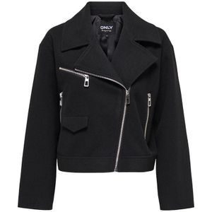 Only  ONLNANCY BIKER JACKET OTW  jassen  dames Zwart