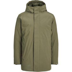 Jack & Jones - Parka - Groen - 100% Polyester - Met Capuchon