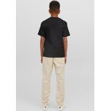 T-shirt - Ronde Hals - Korte Mouwen - Deboss Print - Jersey Stof - Junior