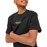 T-shirt - Ronde Hals - Korte Mouwen - Deboss Print - Jersey Stof - Junior