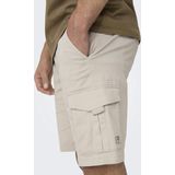 Cargo Shorts - Groen - Katoen - Regular Fit