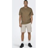 Cargo Shorts - Groen - Katoen - Regular Fit