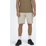 Cargo Shorts - Groen - Katoen - Regular Fit