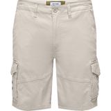 Cargo Shorts - Groen - Katoen - Regular Fit