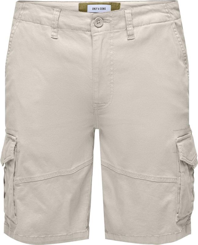 Cargo Shorts - Groen - Katoen - Regular Fit