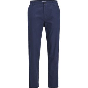 JACK & JONES Ace Summer Linen Blend Pant relaxed fit - heren chino - blauw