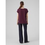 VERO MODA - VMAVA - T-shirt - Winetasting - Slimfit Design