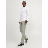 Jack & Jones Jpstace Jjsummer Linen Blend Pant Sn Jeansshorts voor heren, Groen