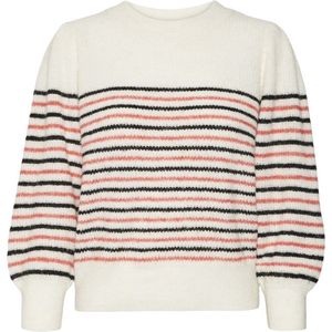 Vero Moda - Vmvigga 3/4 Rib Pullover Ga Boo Rep - Dames - Gebreide Truien