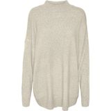 Vero Moda - Vmplaza Ls Highnck Long Pullover Ga Noos - Dames - Gebreide Truien