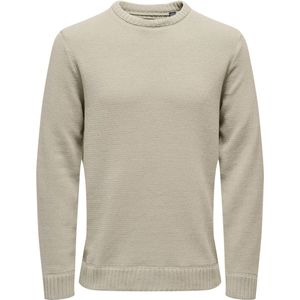 ONLY & SONS Gebreide trui voor mannen ONSESE, Zilvervoering., XS