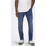 ONLY & SONS - ONSWEFT 22005076 - Straight Jeans - Blauw - 64% Katoen