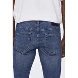 ONLY & SONS - ONSWEFT 22005076 - Straight Jeans - Blauw - 64% Katoen