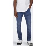 ONLY & SONS - ONSWEFT 22005076 - Straight Jeans - Blauw - 64% Katoen
