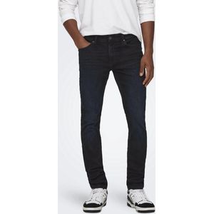 Jeans - Licht Verwassen Dark Denim Look - Stretchy Stof - Slim Fit