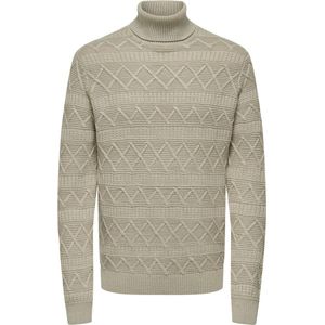 Only & Sons Onswade Reg 5 Struc Roll Neck Knit Heren Trui