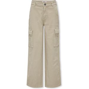 Only Kogyarrow-Vox Str Cargo Pant Pnt Noos Meisjes Broek - Pumice Stone