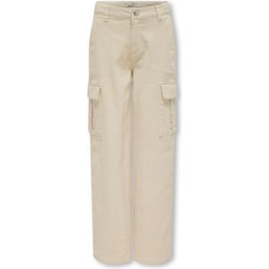 Only Kogyarrow-Vox Str Cargo Pant Pnt Noos Meisjes Broek - Pumice Stone
