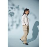 Only Kogyarrow-Vox Str Cargo Pant Pnt Noos Meisjes Broek - Pumice Stone