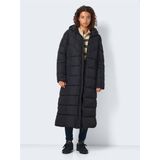 NOISY MAY - NMDALCON - Dames Jas - Zwart - Extra Lange Winterjas