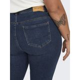 Skinny Jeans - Licht Verwassen Dark Denim Look - Katoen/Polyester