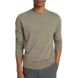 SELECTED HOMME Slhberg herentrui met ronde hals, vetiver/detail: gemengd, L, Vetiver/detail: gemengd, L