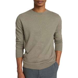 Selected Homme - Slhberg Crew Neck Noos - Sweater - Groen - 100% Katoen