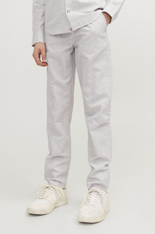 Jack and Jones Junior - Relaxed Fit Broek - Twill - Groen - 44% Katoen