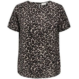 ONLY CARMAKOMA - Top - Geweven - Boothals - Korte Mouwen - Regular Fit