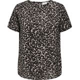 ONLY CARMAKOMA - Top - Geweven - Boothals - Korte Mouwen - Regular Fit