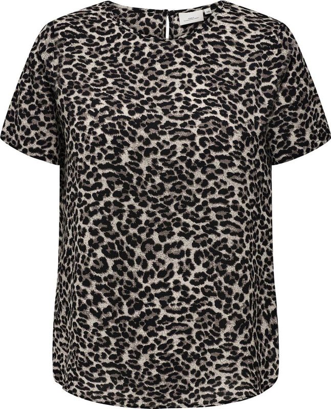 ONLY CARMAKOMA - Top - Geweven - Boothals - Korte Mouwen - Regular Fit