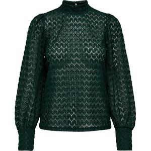 JDY - Jdyavery - Top - Hoge Hals - Lange Mouwen - Kanten Detail - Regular Fit