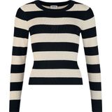 Noisy may Strickpullover »NMJAZ L/S O-NECK KNIT FWD NOOS«
