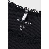 Name It T shirt Nmfkab Ls Top Noos 13198042 Black Dames