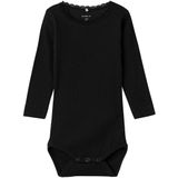 NAME IT BABY - Romper - Katoenmix - Lange Mouwen - Ronde Hals