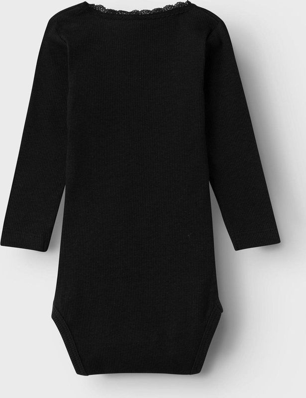 NAME IT BABY - Romper - Katoenmix - Lange Mouwen - Ronde Hals