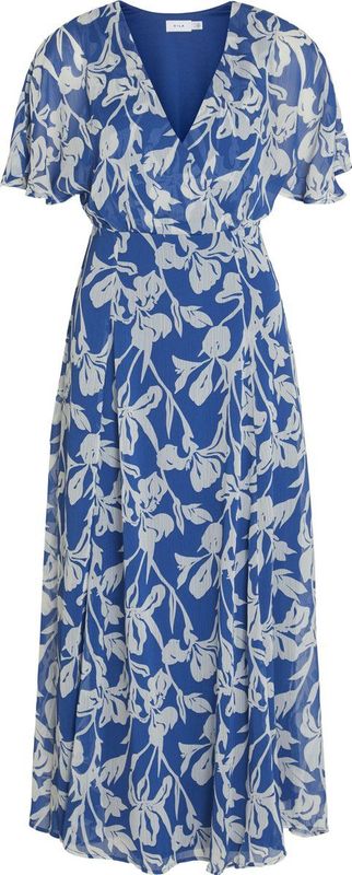 Jurk - RILLA - Onderjurk - Gerecycled Materiaal - V-hals - Bloemenprint