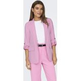 ONLY - ONLARIS LIFE 3/4 LOOSE BLAZER - Dames - Blazer - Kleur - Materiaal