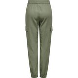 ONLY - CARGO BROEK CARO - Cargobroek - Groen - 55% Linnen 45% Viscose