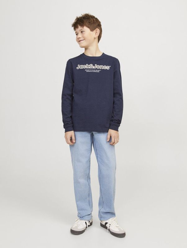 Jack&jones Junior Jjiclark Jjoriginal Sq 702 Noos Jnr Jongens Jeans - Blue Denim